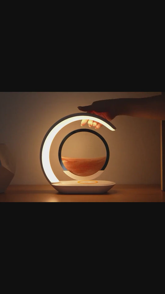 مصباح ديكور لغرفة النوم، ثلاثي الأبعاد، ديناميكي حديث، قابل للتدوير 360 درجة